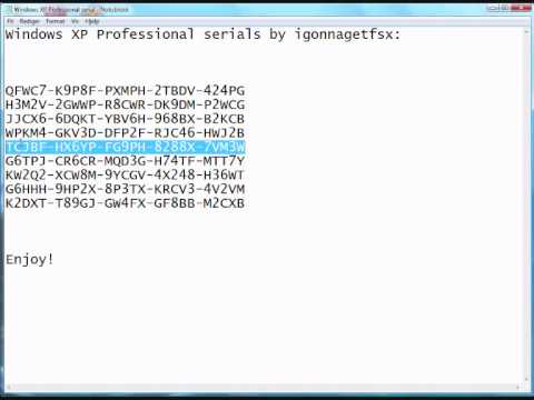 Windows Xp Sp2 Product Key